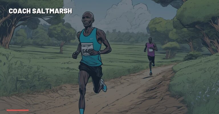 High school cross country runners racing — Kenyan Diagonals