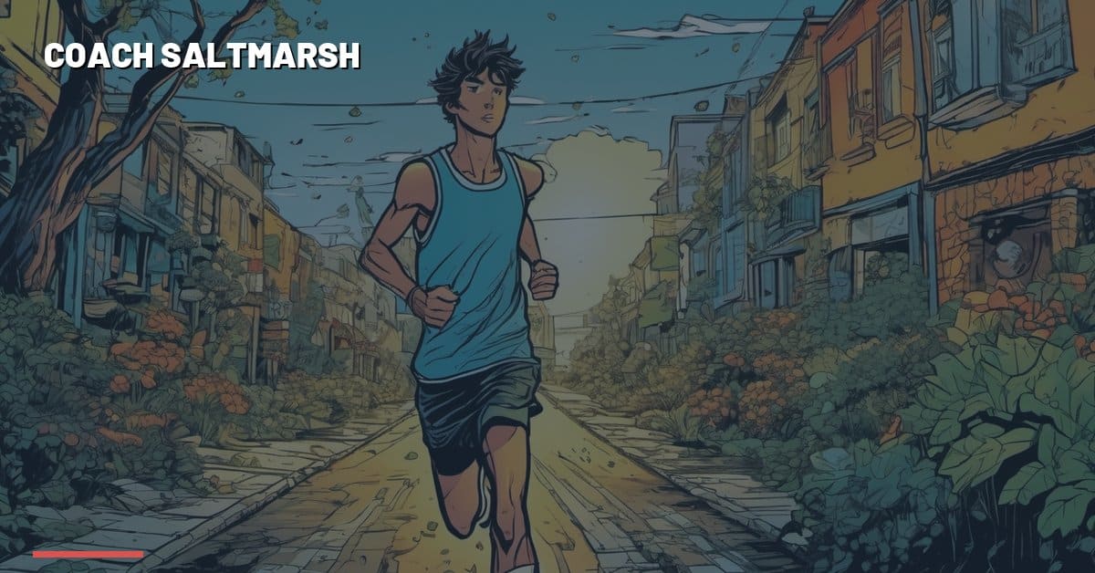 High school cross country runners racing — SAFE Summer Running