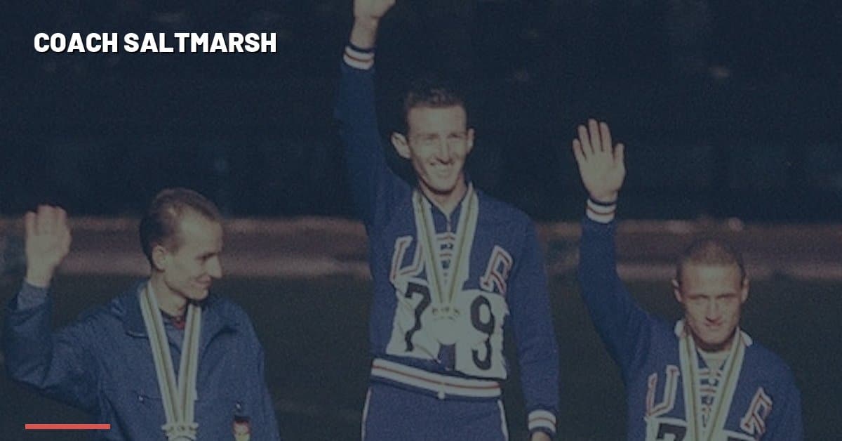 High school cross country runners racing — Coach Mihaly Igloi