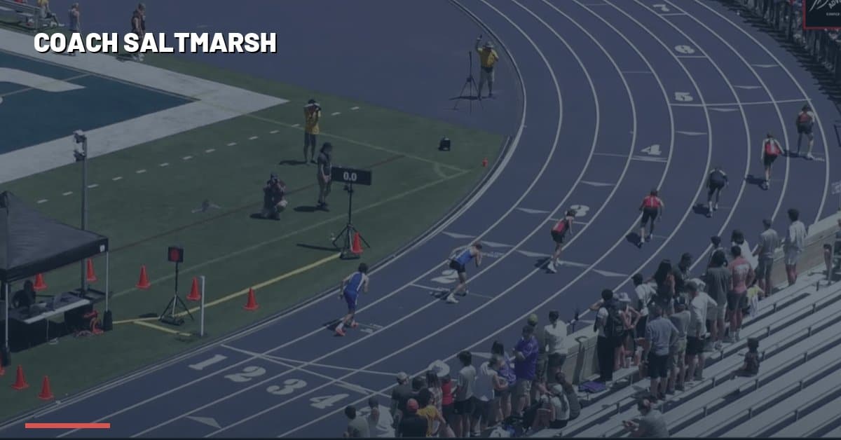 High school cross country runners racing — Rolling 200s