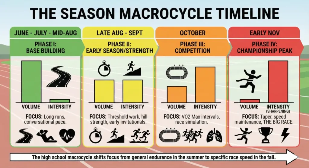 High School Cross Country Season Macrocycle