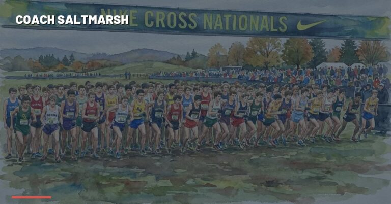 High school cross country runners racing — Building a Culture of Excellence in High School Running