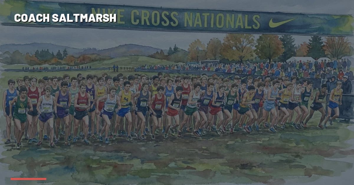 High school cross country runners racing — Building a Culture of Excellence in High School Running