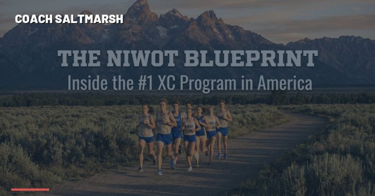High school cross country runners racing — Niwot XC
