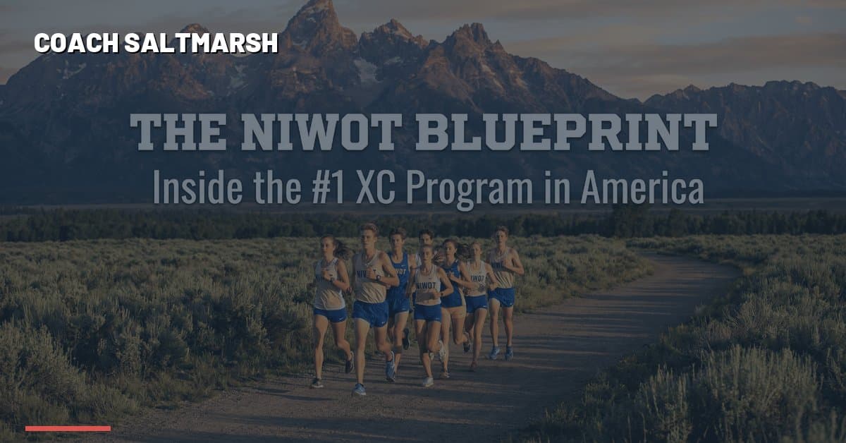 High school cross country runners racing — Niwot XC