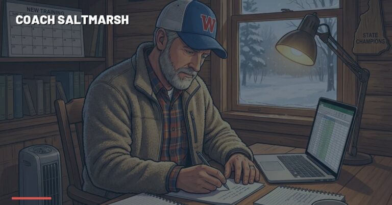 High school cross country runners racing — Building the Championship XC Season