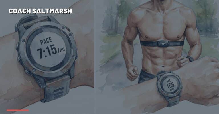 High school cross country runners racing — How to Blend Daniels VDOT Paces with Heart Rate Training