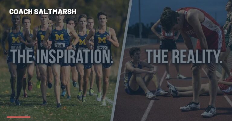 High school cross country runners racing — The “Michigan” is Not for You