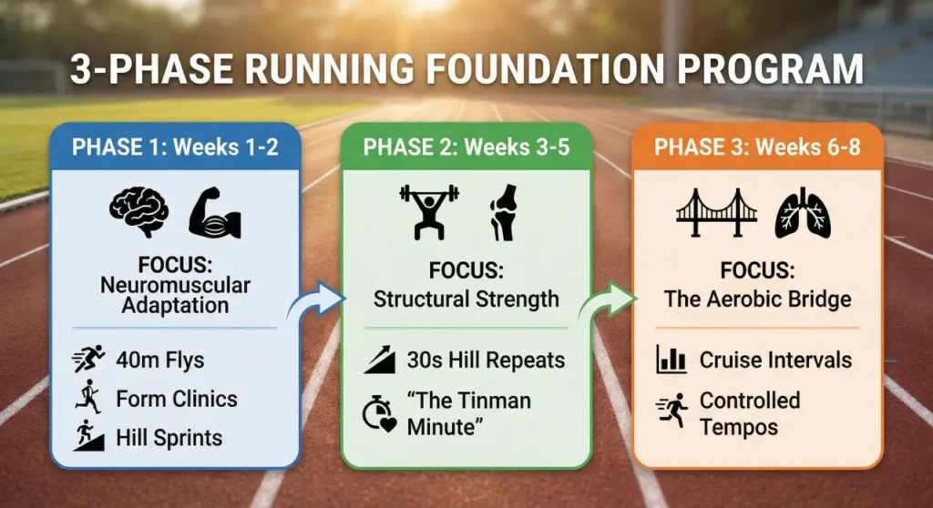 The 3 Phases of foundational training for freshmen distance runners