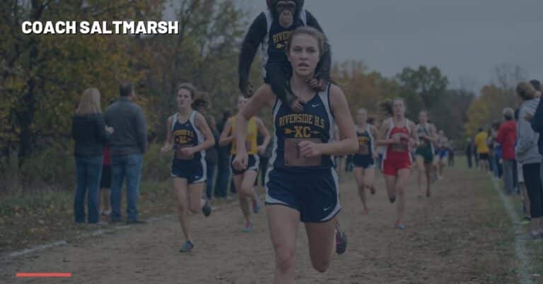 High school cross country runners racing — The Chimp Paradox for Runners