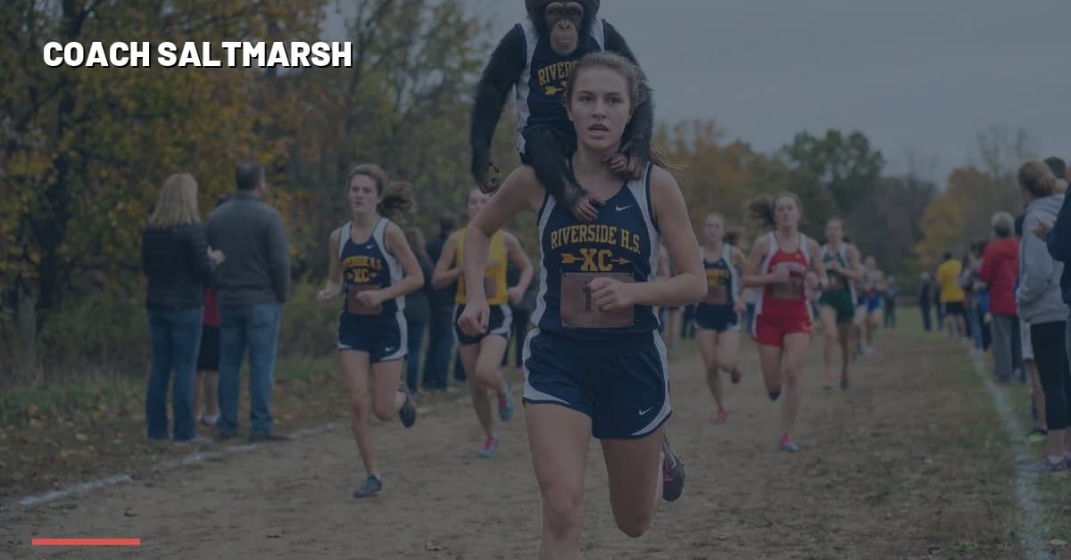 High school cross country runners racing — The Chimp Paradox for Runners