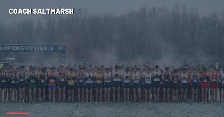 High school cross country runners racing — The Peak
