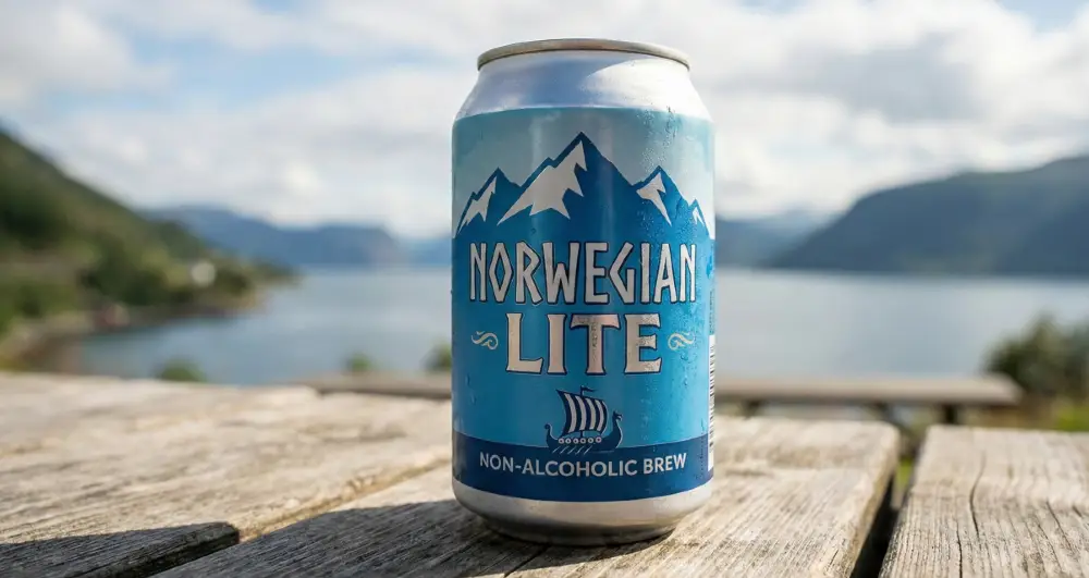 Norwegian Lite beer can