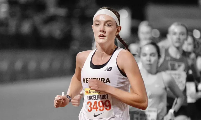 1500m cluster workout breakdown used in Sadie Engelhardt high school training program