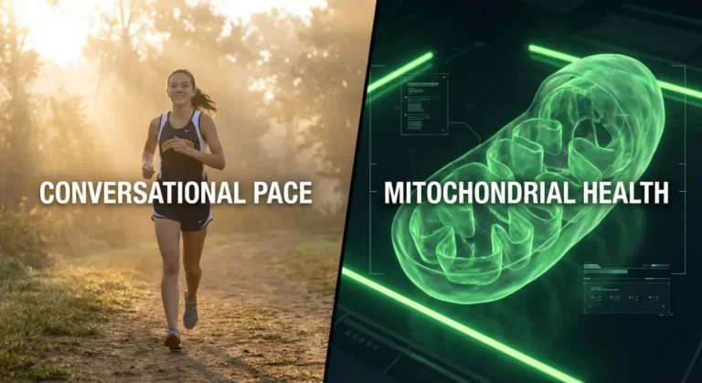 Runner side by side mitochondria