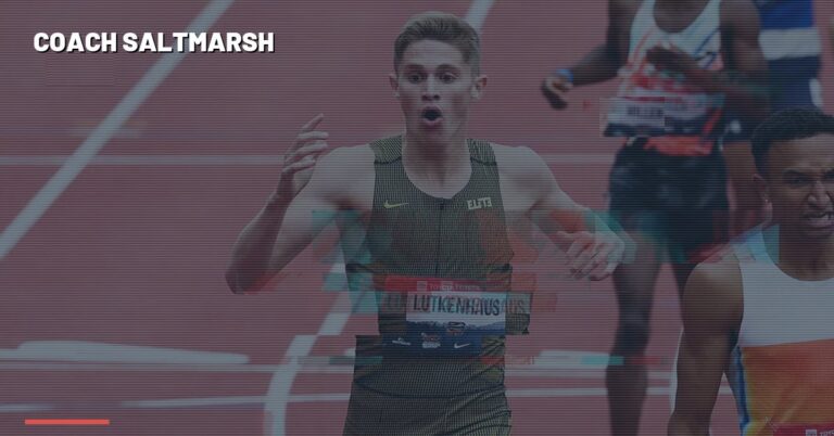 High school cross country runners racing — Cooper Lutkenhaus