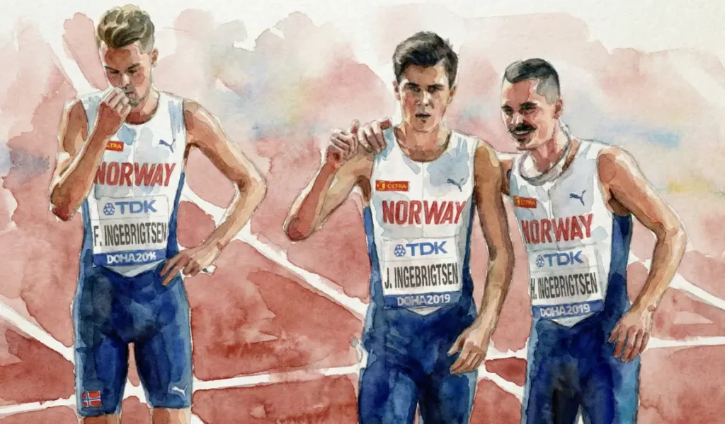Ingebrigtsen Brothers Norwegian Double Threshold for High School