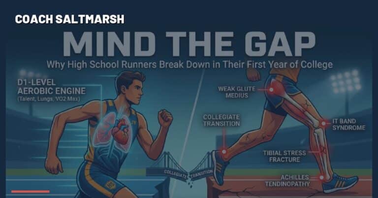 High school cross country runners racing — Mind the Gap