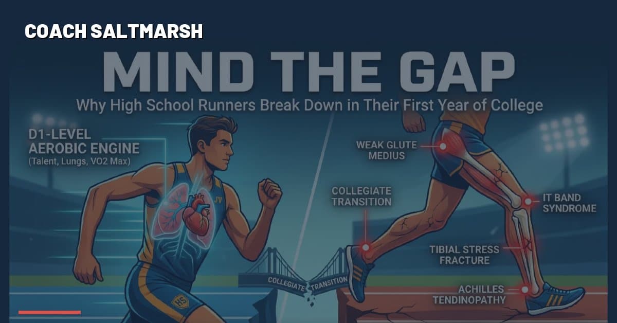 High school cross country runners racing — Mind the Gap