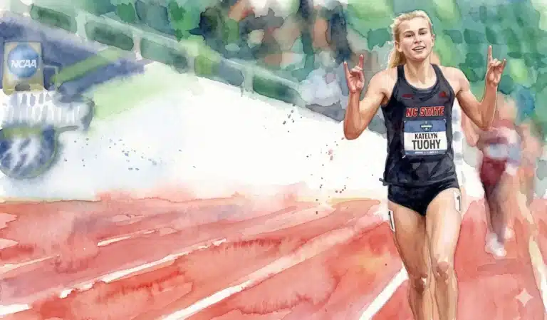 Katelyn Tuohy and Laurie Henes Training