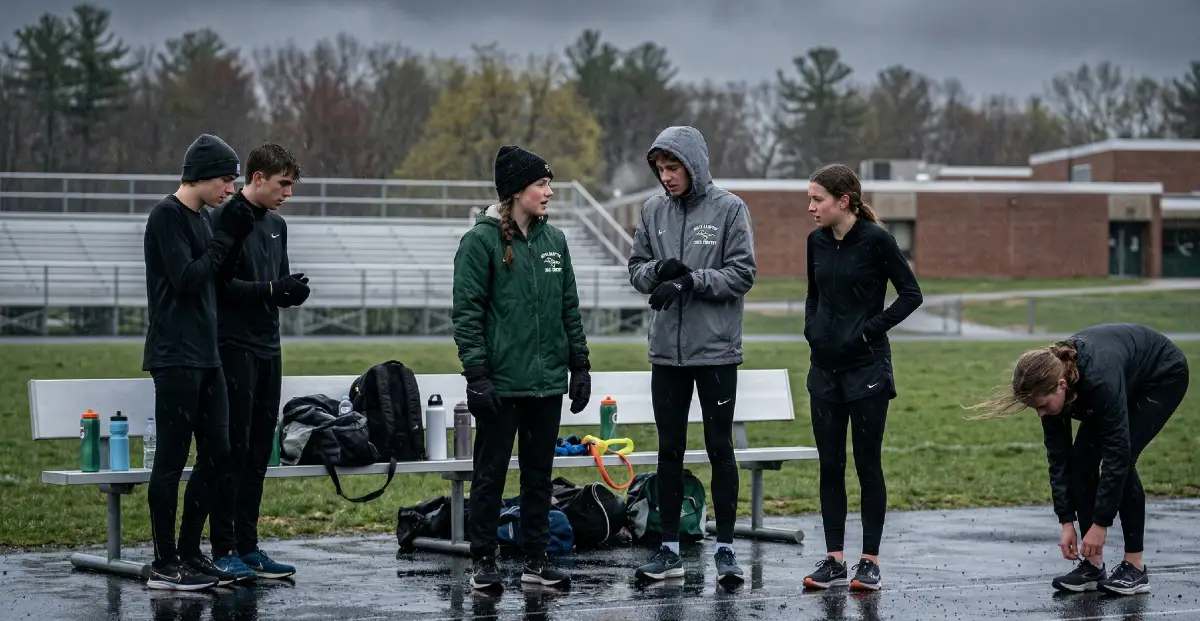XC Runners at the starting line
