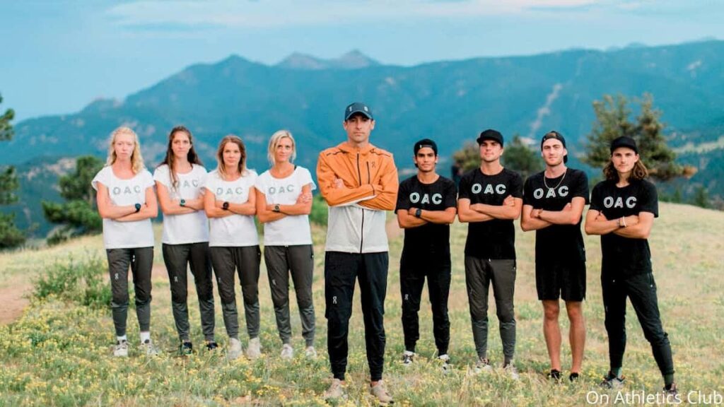 On Athletics Coach Dathan Ritzenhein Alicia Monson