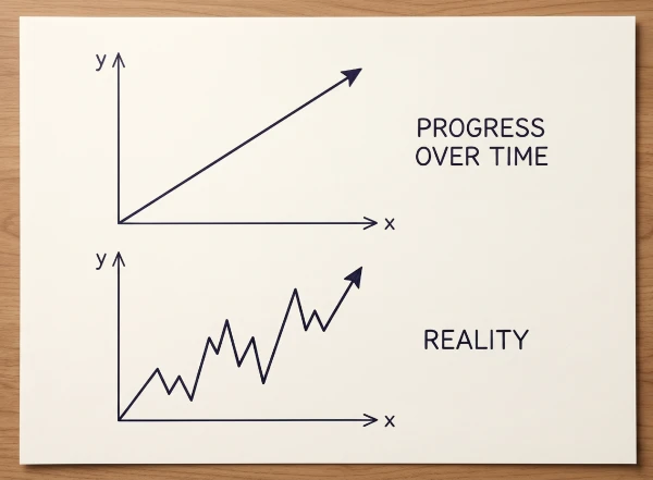 The trajectory of high school performances in reality. Speed reserve.