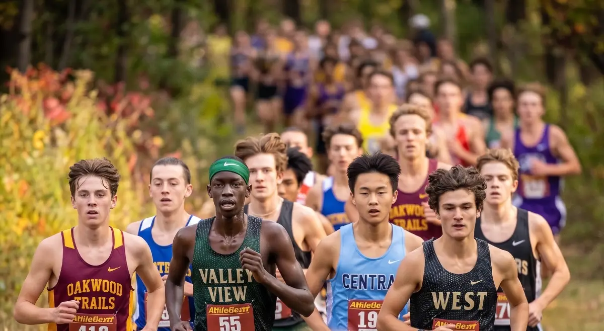 A pack of XC runners