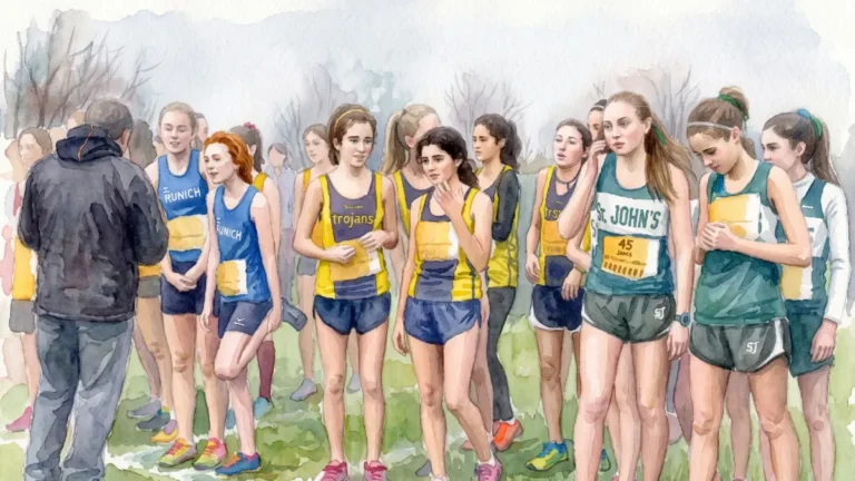middle school cross country training